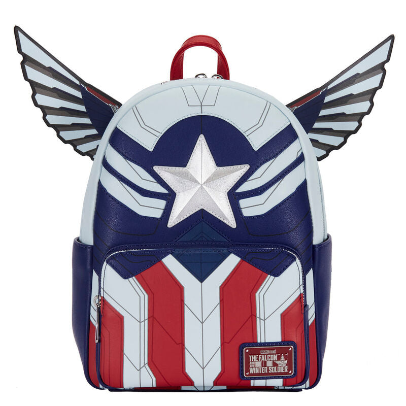 Mochila Cosplay Capitan America Marvel Loungefly 26cm - Espadas y Más