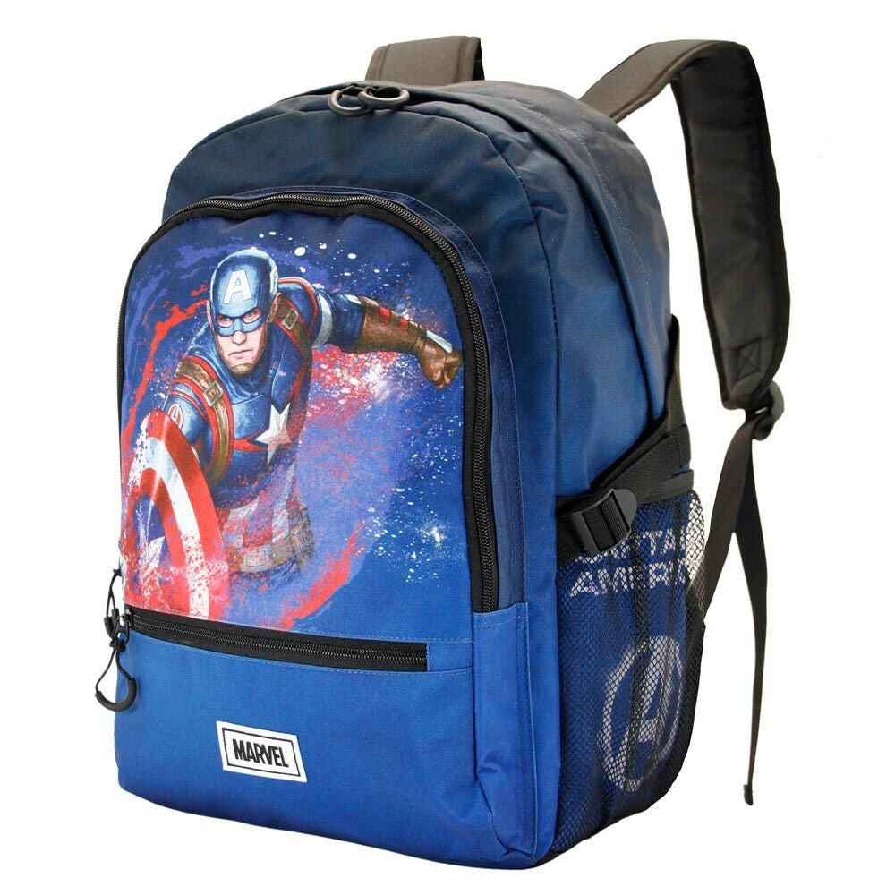 Mochila Full Capitan America Marvel 44cm - Espadas y Más