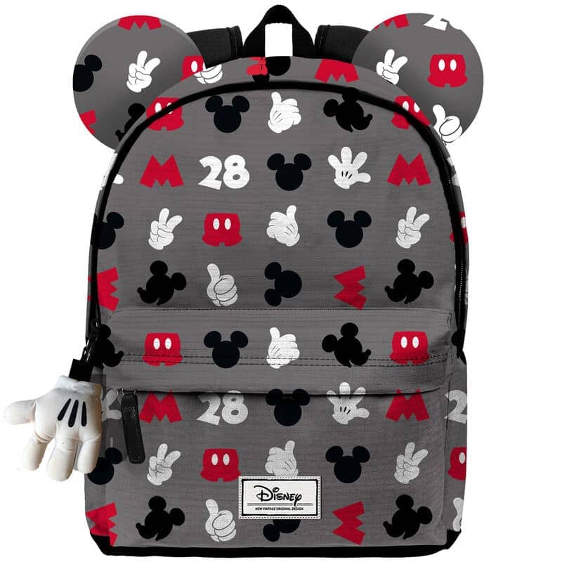 Mochila Grey Mickey Disney 41cm - Espadas y Más