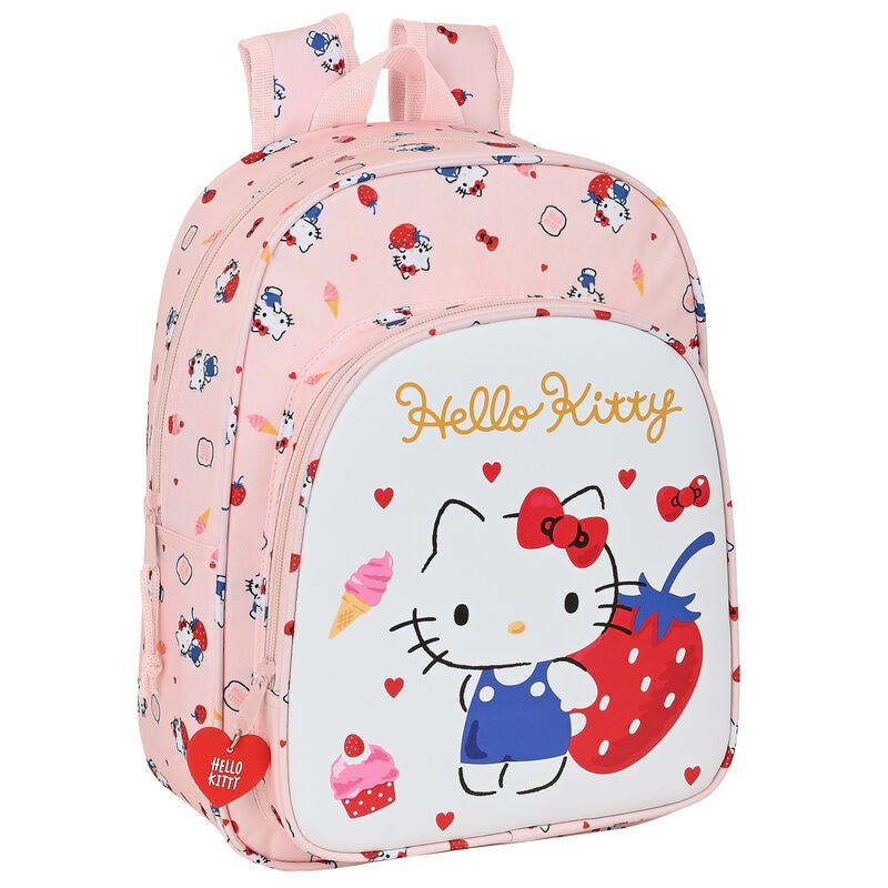 Mochila Happiness Girl Hello Kitty adaptable 34cm - Espadas y Más