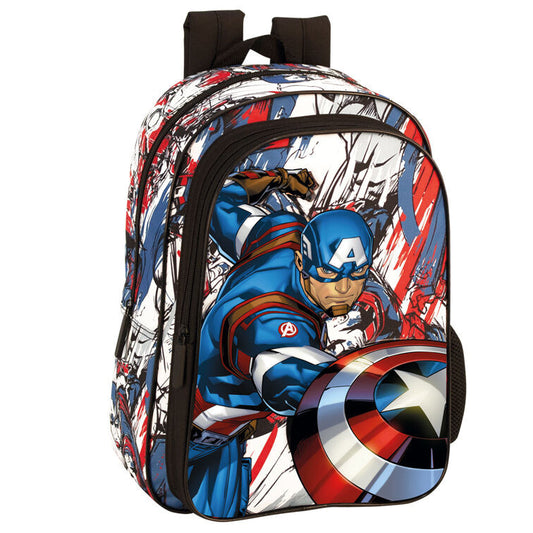 Mochila Limit Capitan America Marvel 37cm - Espadas y Más