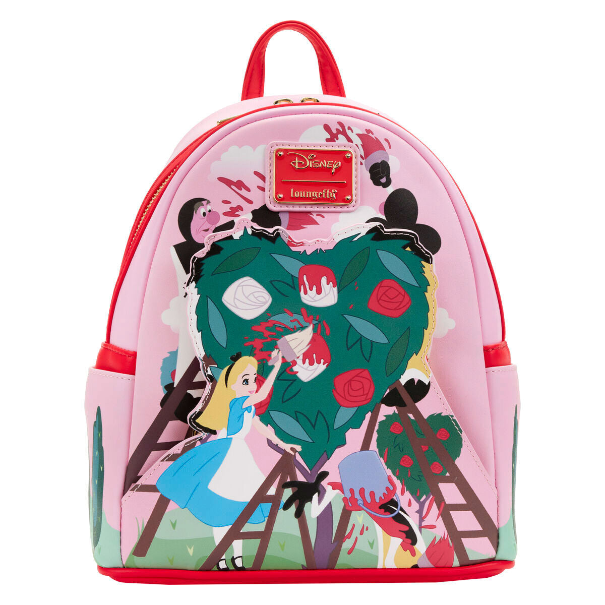 Mochila Rosas Alicia en el Pais de las Maravillas Disney Loungefly 26cm - Espadas y Más