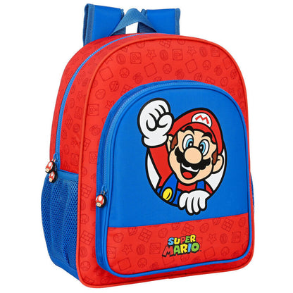 Mochila Super Mario Bros adaptable 38cm - Espadas y Más