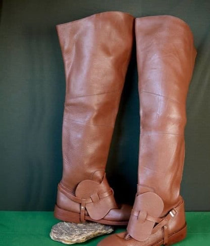 Imagen de Botas de mosquetero Cuero parte de nuestra colección en Espadas y más, sitio oficial.