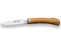 NAVAJA ARTESANA CON CACHAS EN MADERA DE OLIVO Y HOJA DE 8 CM NO44 - Espadas y Más
