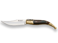 NAVAJA CLÁSICA SEVILLANA CON MANGO EN MADERA PRENSADA Y HOJA 9 CM. - Espadas y Más