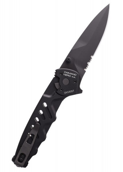 Navaja de bolsillo Caimano Nero N.A., Extrema Ratio  04.1000.0166-BLK - Espadas y Más