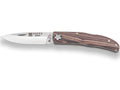 NAVAJA DE BOLSILLO CON CACHAS DE MADERA PALISANDRO Y HOJA DE 6.5 CM - Espadas y Más