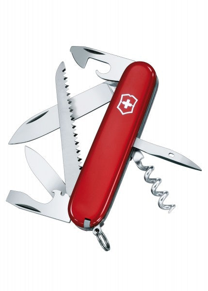 Navaja de bolsillo multiusos Camper, 13 Funciones, roja Victorinox VI-1.3613 - Espadas y Más