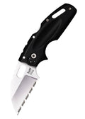 Navaja de bolsillo Tuff Lite, filo dentado, negro CST-20LTS - Espadas y Más
