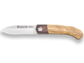 NAVAJA DEPORTIVA CON VIROLA PALISANDRO CACHAS DE OLIVO Y HOJA DE 8 CM. - Espadas y Más