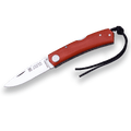 NAVAJA DEPORTIVA JOKER SERRANA, CON BLOQUEO, HOJA DE 7 CM, ACERO INOX MOVA 1.4116, CACHAS DE MICARTA. - Espadas y Más