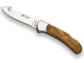 NAVAJA DESOLLADOR JOKER COCKER CON CACHAS EN MADERA DE OLIVO Y HOJA DE 9 CM. NO50 - Espadas y Más