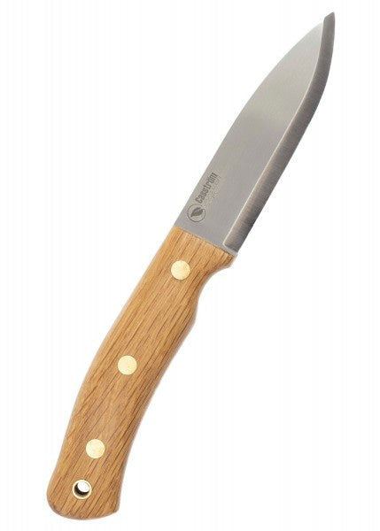 No.10 Cuchillo forestal sueco de caza, roble, Casström CA-13101 - Espadas y Más