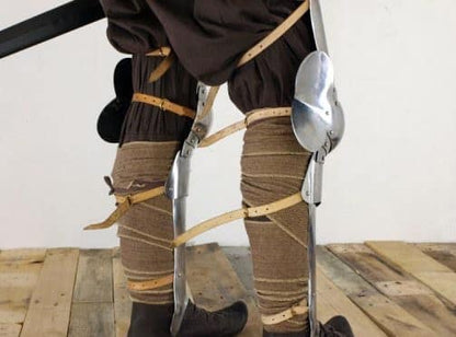 Piernas de armadura acero - Espadas y Más