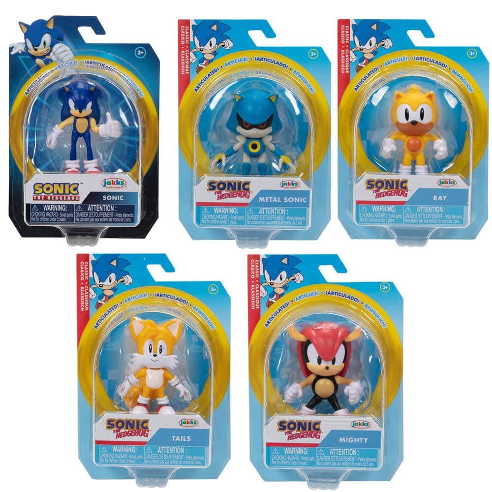 Pack 12 figuras Wave 9 Sonic The Hedgehog 6cm surtido - Espadas y Más