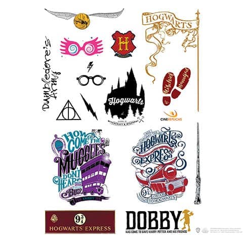 Pack de 55 pegatinas - Harry Potter CR5200 - Espadas y Más