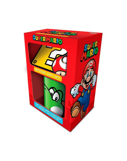 Pack regalo taza llavero Super Mario Nintendo - Espadas y Más