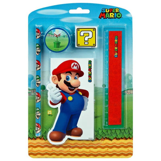 Pack sets papeleria Super Mario Bros - Espadas y Más