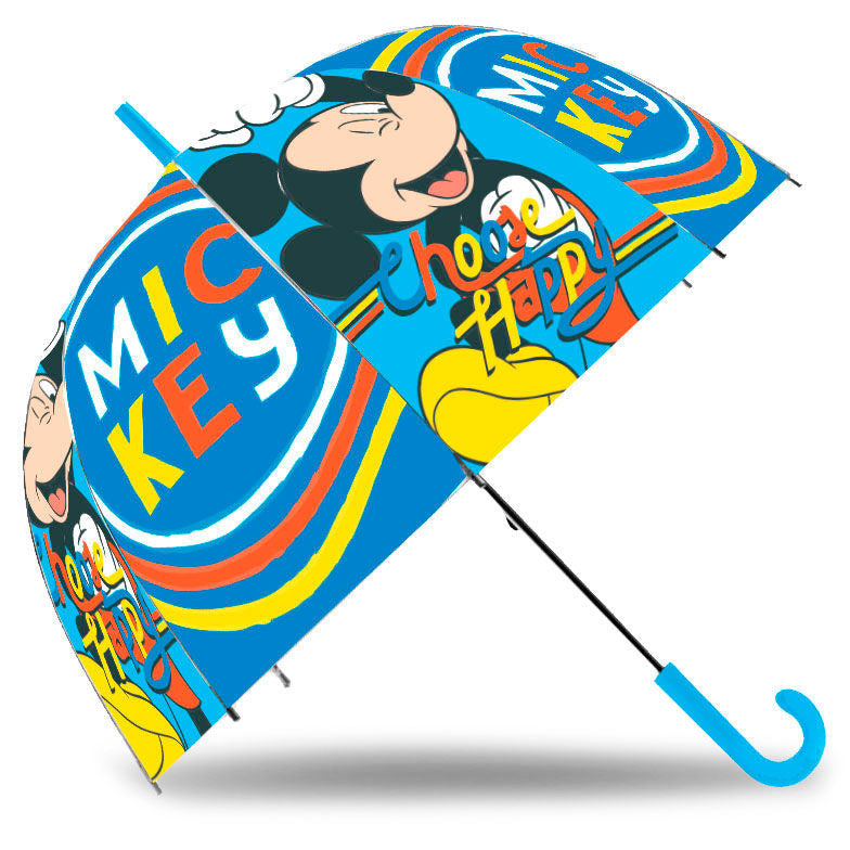 Paraguas burbuja manual Mickey Disney 45cm - Espadas y Más