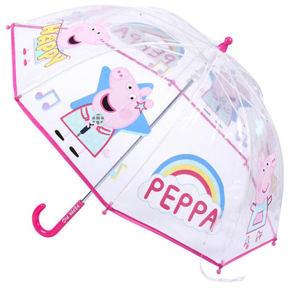 Paraguas manual burbuja Peppa Pig 45cm - Espadas y Más