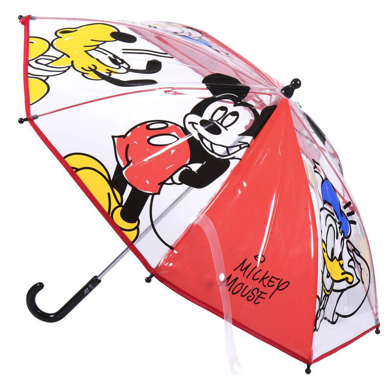 Paraguas manual Mickey Disney 41cm - Espadas y Más