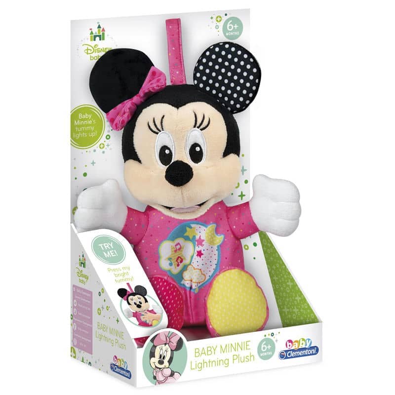 Peluche Baby Minnie Disney luz y sonido - Espadas y Más