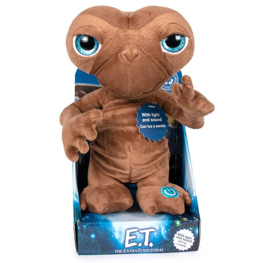 Peluche E.T. El Extraterrestre luz y sonido español 25cm - Espadas y Más