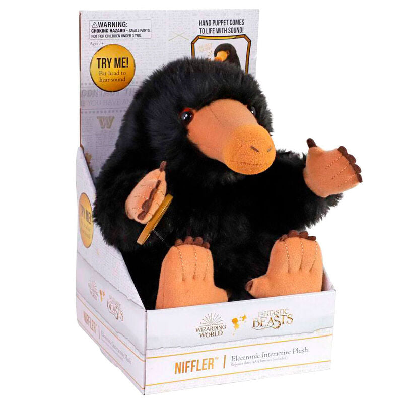 Peluche interactivo Niffler Animales Fantasticos 23cm - Espadas y Más