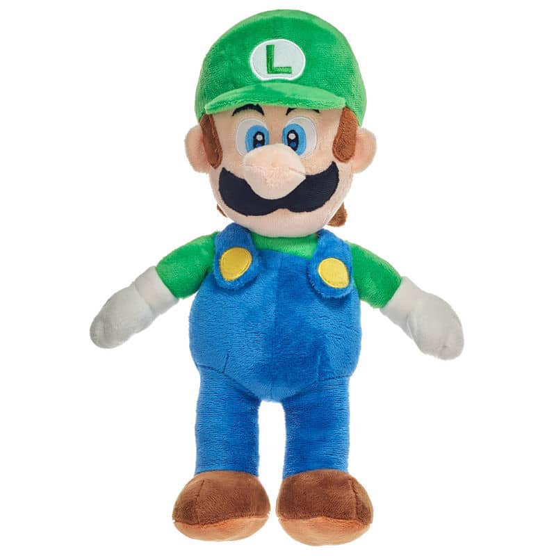 Peluche Luigi Mario Bros soft 38cm - Espadas y Más