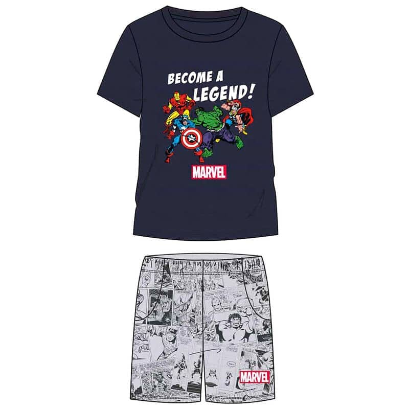 Imagen de Pijama Vengadores Avengers Marvel parte de nuestra colección en Espadas y más, sitio oficial.