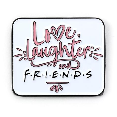 Pin Badge Love, laughter and friends - Friends EFTPB0007 - Espadas y Más