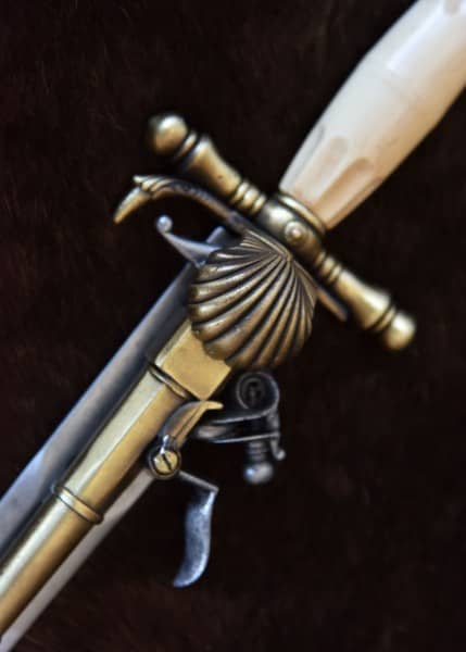Pistola daga francesa, siglo 18, réplica 2347110101 - Espadas y Más