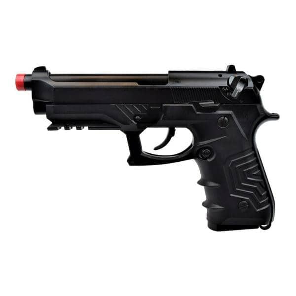 PISTOLA DE GAS HFC HG-173 SEMI / FULL AUTO NEGRA (HG 173R) - Espadas y Más