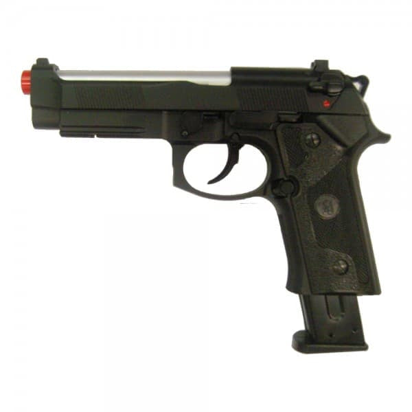 PISTOLA DE GAS NEGRA KJ WORKS (KJ-92IA) - Espadas y Más