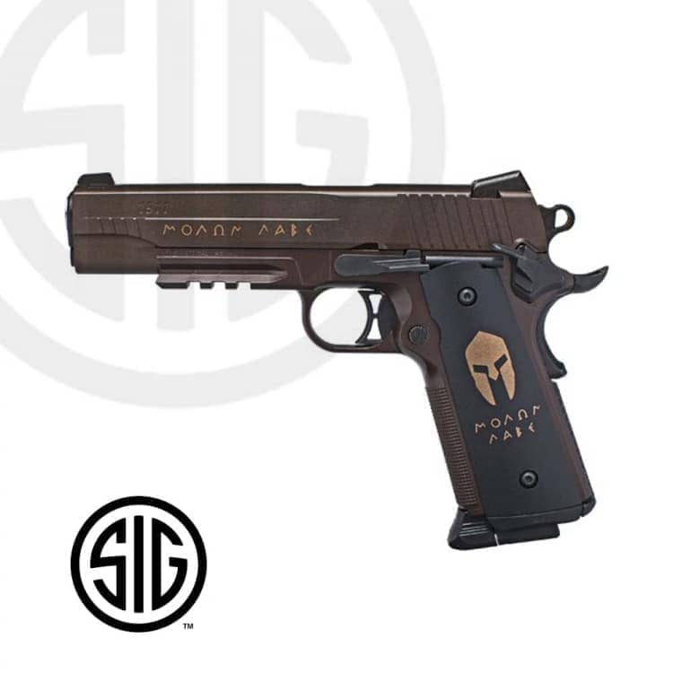 Pistola Sig Sauer Spartan CO2 - 4,5 mm BBs Acero - Blowback SS1911SP - Espadas y Más