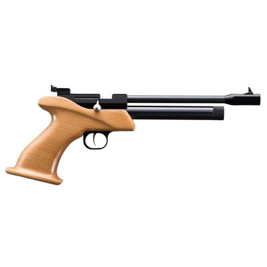 Pistola Zasdar CP1 Co2 mono-tiro empuñadura madera cal. 4,5 mm Balines ZCP145 - Espadas y Más