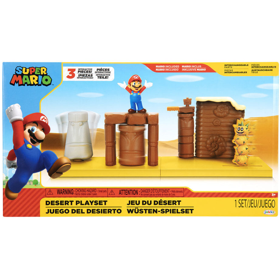 Playset Desert Super Mario Bros 6cm - Espadas y Más