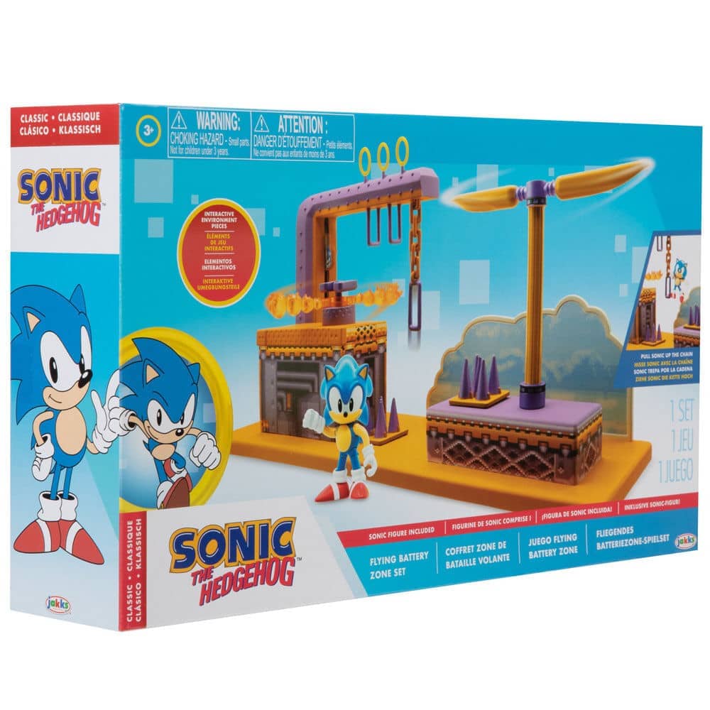 Playset Flying Battery Zoneonic Sonic The Hedgehog 6cm - Espadas y Más