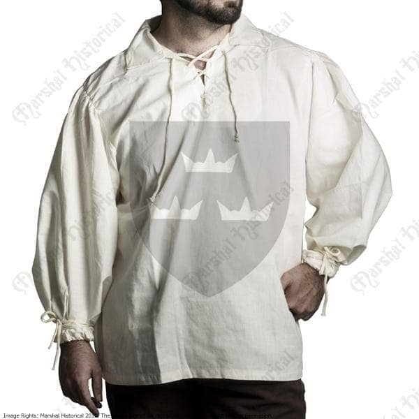 Imagen de Camisa renacentista, color Natural parte de nuestra colección en Espadas y más, sitio oficial.