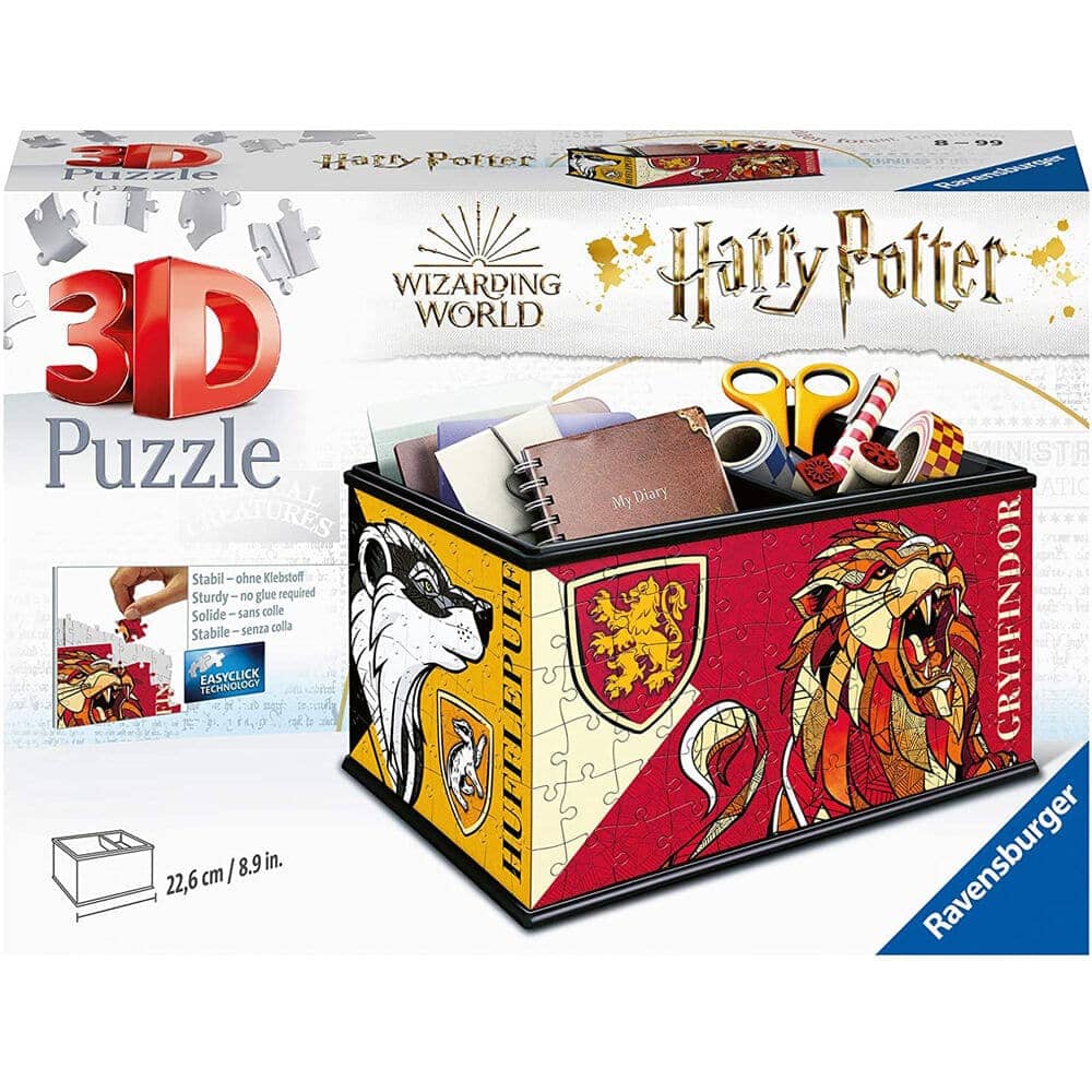 Portalapices 3D Caja del Tesoro Harry Potter 216pzs - Espadas y Más