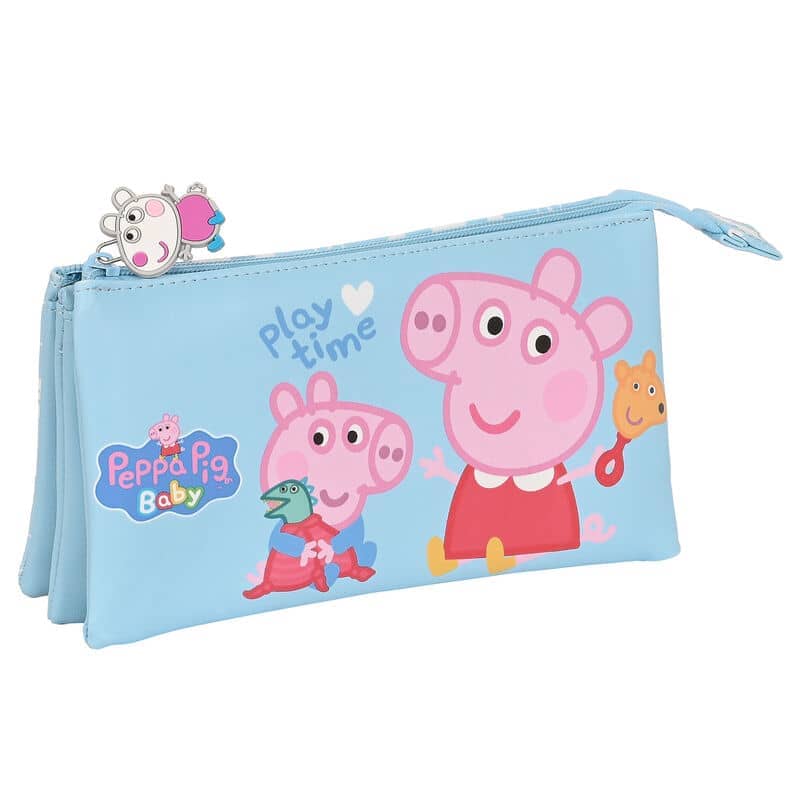 Portatodo Baby Peppa Pig triple - Espadas y Más