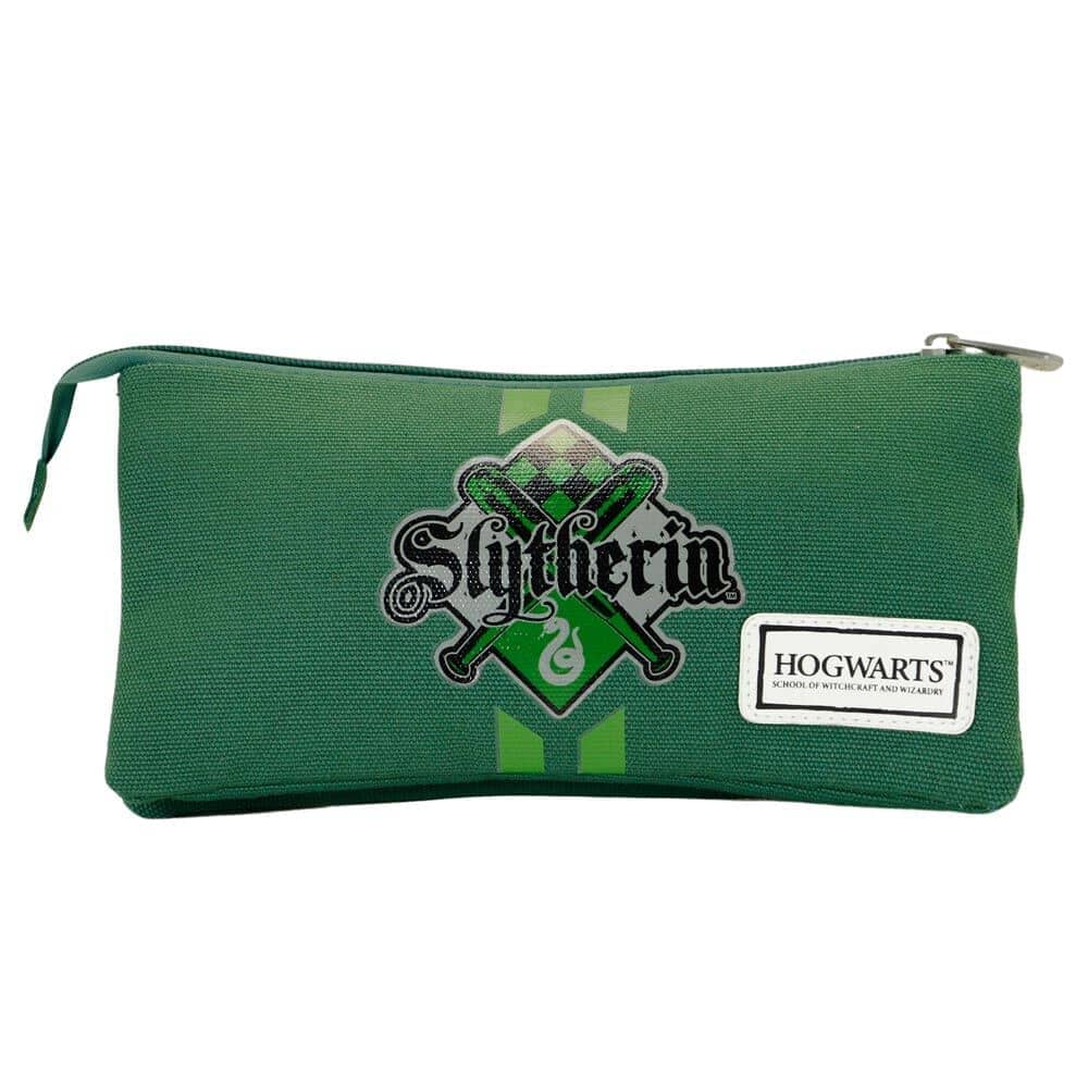 Portatodo Slytherin Hogwarts Harry Potter triple - Espadas y Más