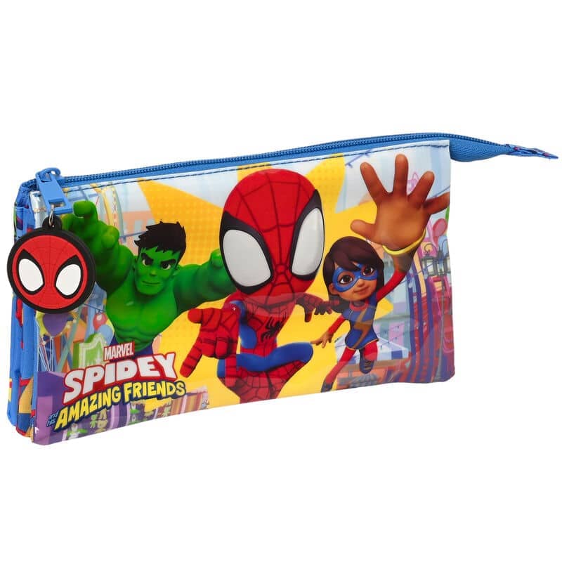Portatodo Spiderman Marvel triple - Espadas y Más