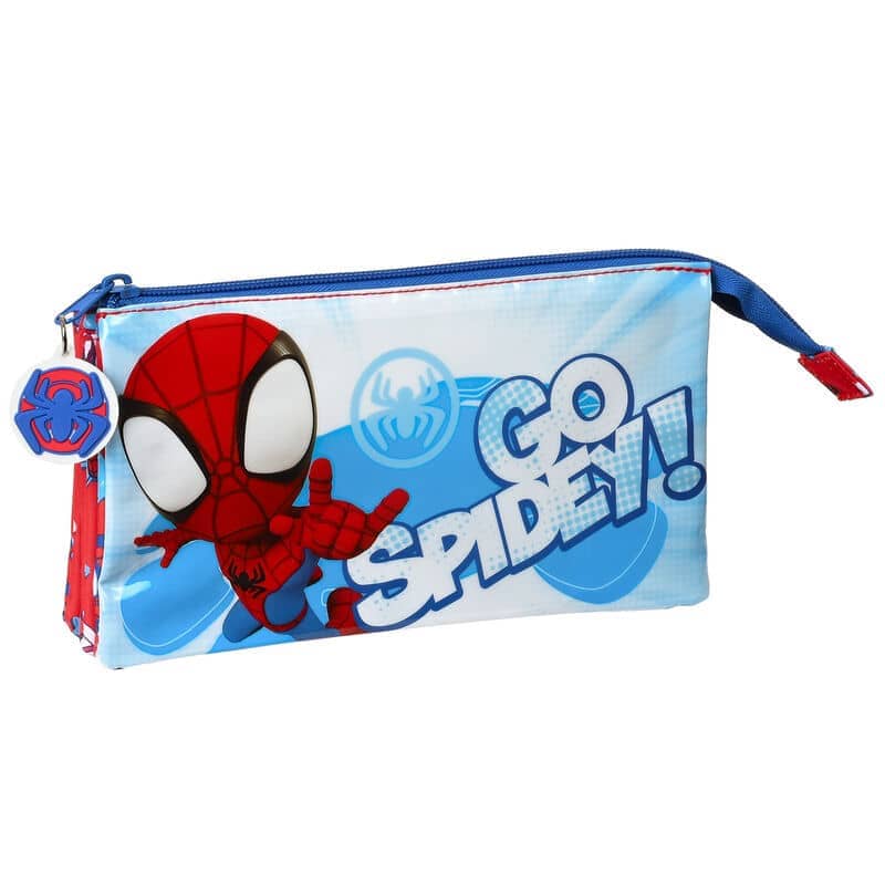 Portatodo Spidey Spiderman Marvel triple - Espadas y Más