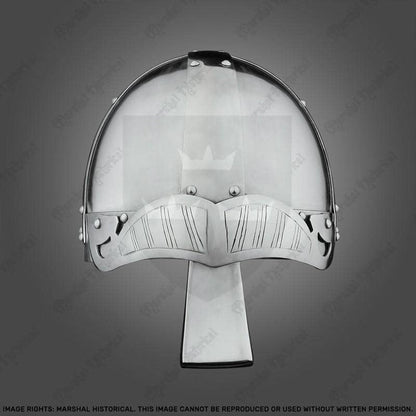 Capacete Spangenhelm Vikingo con nasal, 2mm - Espadas y Más