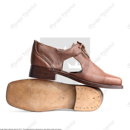Calzado de soldados y civiles S.XVII Cuero Marrón - Espadas y Más