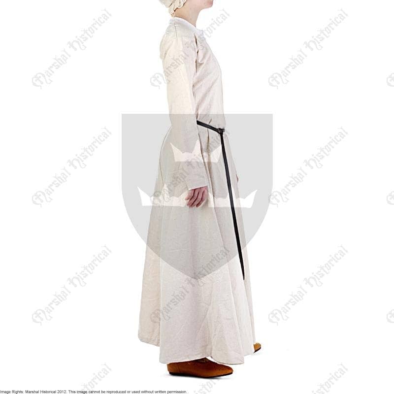 Vestido de dama S.XI-XIV - Color Natural MH-CL0211c - Espadas y Más