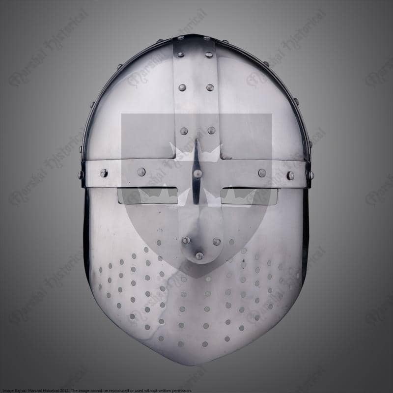 Capacete con facial acero 2mm - Espadas y Más
