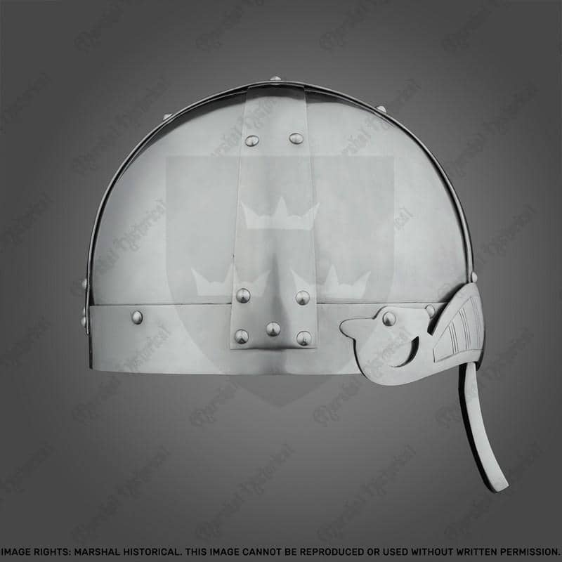 Capacete Spangenhelm Vikingo con nasal, 2mm - Espadas y Más